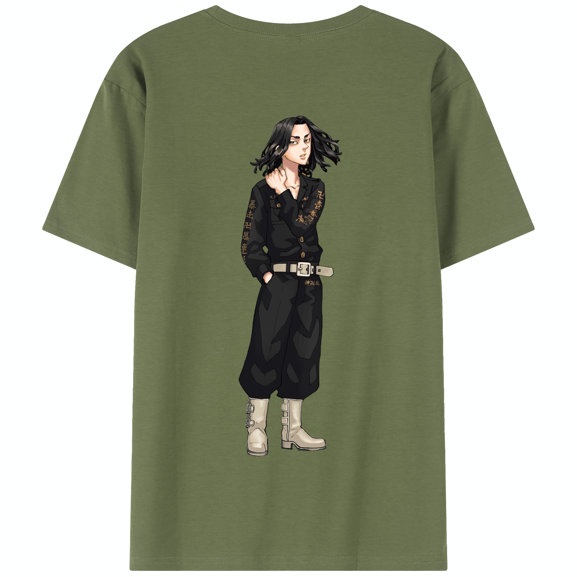 （画像用） 東京リベンジャーズ Tokyo Revengers 綿100％半袖Tシャツ（背面プリント）